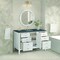 James Martin Vanities 48'' Vanity, Bright White w/ 3 CM Parisien Bleu Quartz Top 485-V48-BW-3PBL - alternate 3